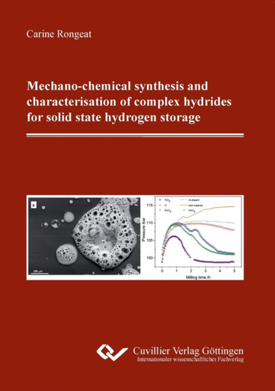 Mechano-chemical synthesis and characterisation of complex hydrides for solid state hydrogen storage by Carine Rongeat - Paperback