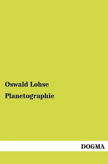 Planetographie by Oswald Lohse - Paperback