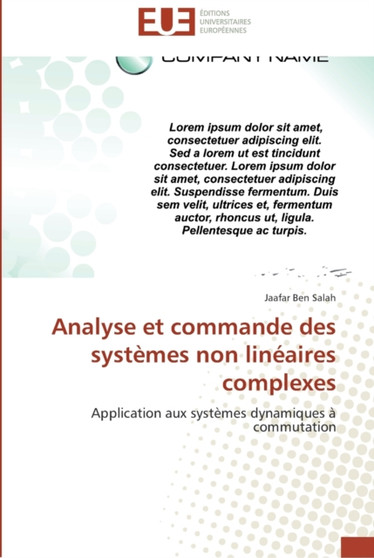 Analyse et commande des systemes non lineaires complexes by Ben Salah-J - Paperback