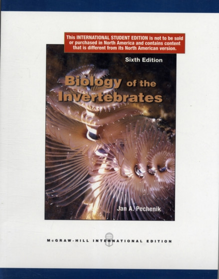 BIOLOGY OF THE INVERTEBRATES 6E by Jan Pechenik - Paperback