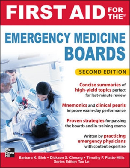 First Aid for the Emergency Medicine Boards 2/E by Barbara Blok - Paperback