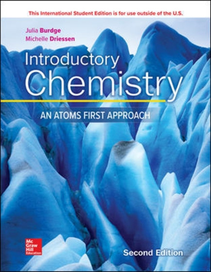 ISE Introductory Chemistry: An Atoms First Approach by Julia Burdge - Paperback