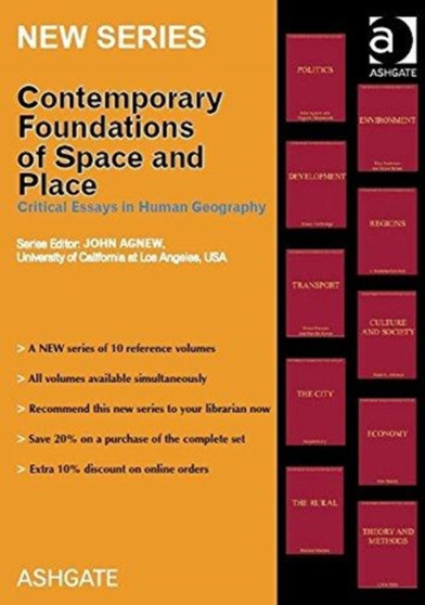 Contemporary Foundations of Space and Place: 10-Volume Set by John Agnew - Hardback