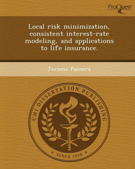 Local Risk Minimization by Jerome Pansera - Paperback
