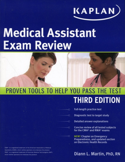 Kaplan Medical Assistant Exam Review by Diann L. Martin - Paperback