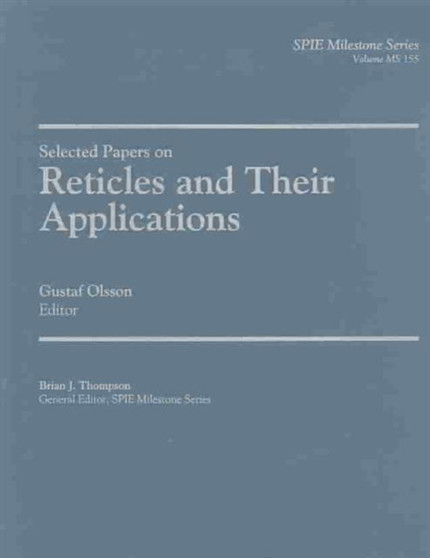 Selected Papers on Reticles and Their Applications by Gustaf Olsson - Hardback