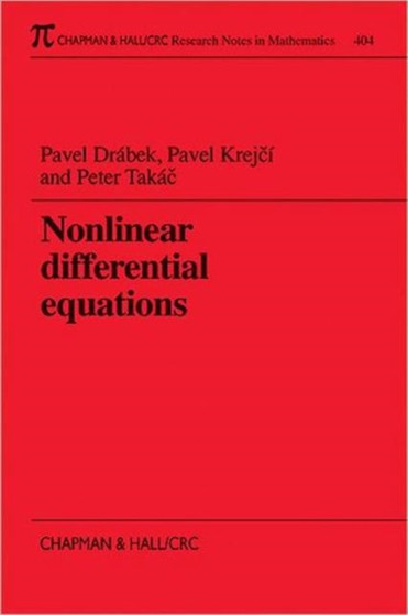 Nonlinear Differential Equations by Pavel Drabek - Paperback
