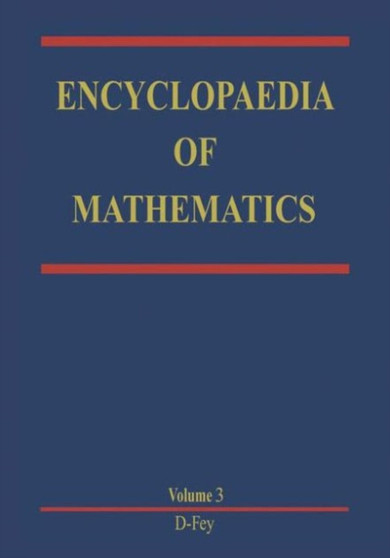 Encyclopaedia of Mathematics : Volume 3 by Michiel Hazewinkel - Hardback