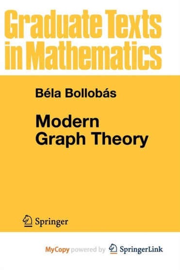 Modern Graph Theory by Bollobas Bela Bollobas - Paperback