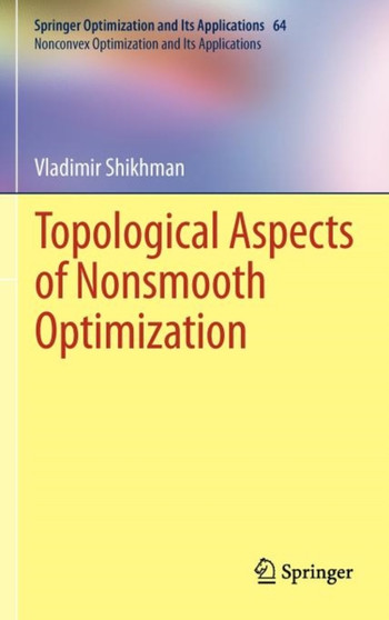 Topological Aspects of Nonsmooth Optimization : 64 by Vladimir Shikhman - Hardback