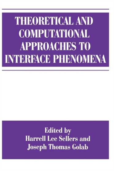 Theoretical and Computational Approaches to Interface Phenomena by J.T. Golab - Paperback
