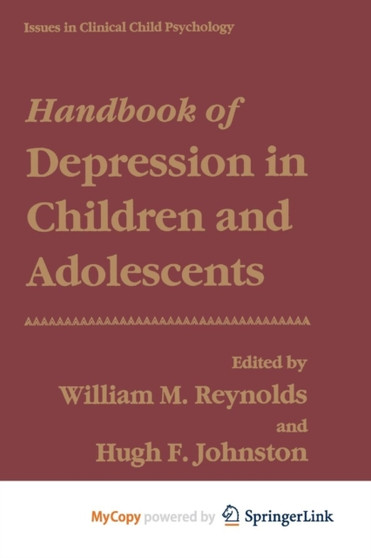 Handbook of Depression in Children and Adolescents by Reynolds William M. Reynolds - Paperback