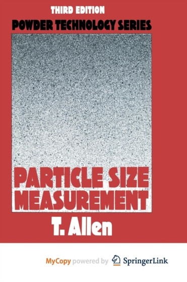 Particle size measurement by Terence Allen - Paperback