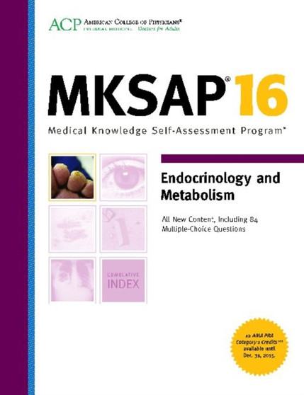 MKSAP 16 Endocrinology and Metabolism by American College of Physicians - Paperback