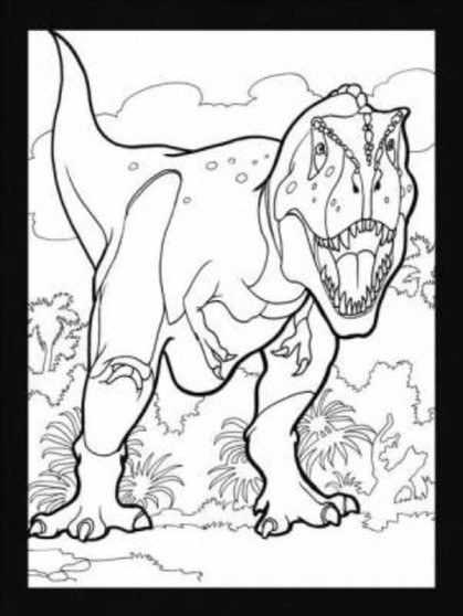 Dinosaurs Stained Glass Coloring Book by Jan Sovak - Paperback
