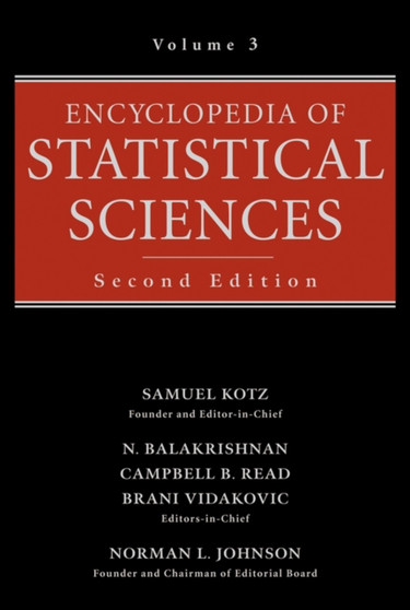 Encyclopedia of Statistical Sciences, Volume 3 by Samuel Kotz - Hardback