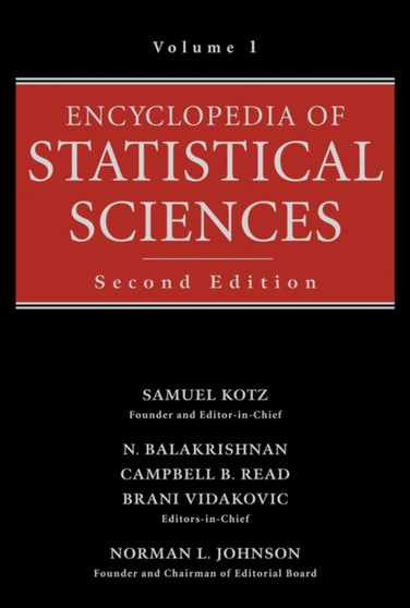 Encyclopedia of Statistical Sciences, Volume 1 by Samuel Kotz - Hardback
