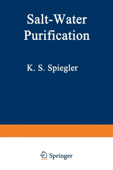 Salt-Water Purification by K. Spiegler - Paperback