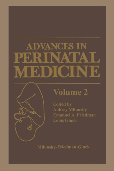 Advances in Perinatal Medicine by Aubrey Milunsky - Paperback