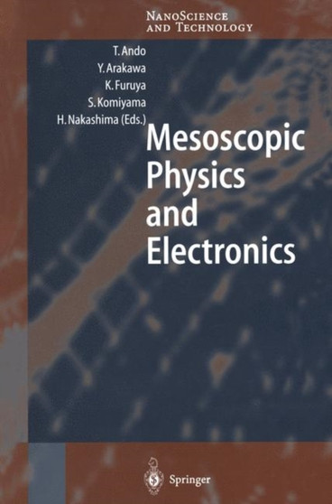 Mesoscopic Physics and Electronics by Tsuneya Ando - Paperback