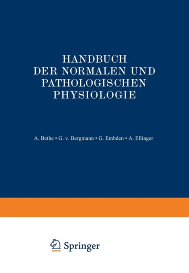 Blut und Lymphe : Erster Teil Blut : 6/1 by A. Bethe - Paperback