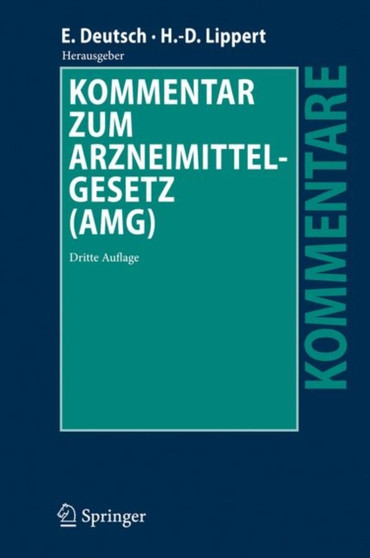 Kommentar zum Arzneimittelgesetz (AMG) by Rudolf Ratzel - Hardback