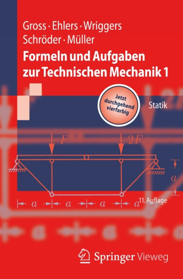 Formeln und Aufgaben zur Technischen Mechanik 1 : Statik by Dietmar Gross - Paperback