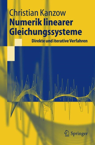 Numerik linearer Gleichungssysteme: Direkte und iterative Verfahren by Christian Kanzow - Paperback