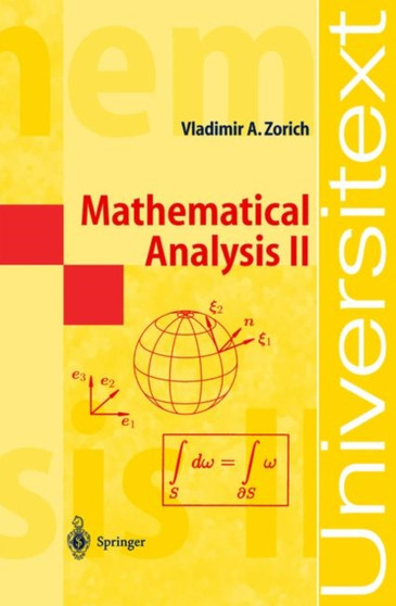 Mathematical Analysis II : v. 2 by Vladimir A. Zorich - Hardback