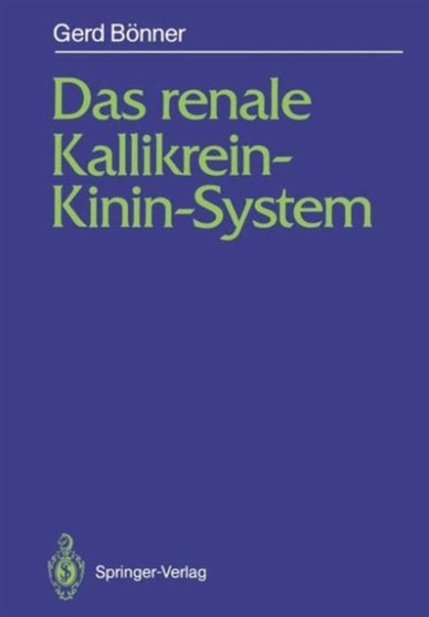 Das renale Kallikrein-Kinin-System by Gerd Bonner - Hardback
