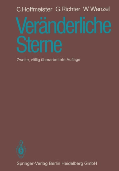 Veranderliche Sterne by C. Hoffmeister - Paperback