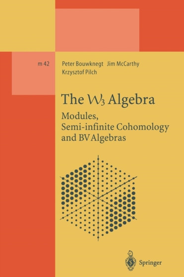 The W3 Algebra : Modules, Semi-infinite Cohomology and BV Algebras : 42 by Peter Bouwknegt - Paperback