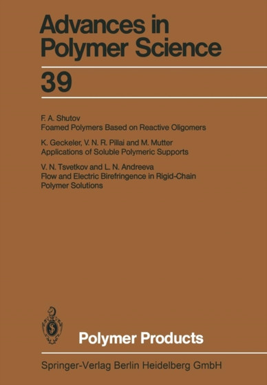 Polymer Products : 39 by Akihiro Abe - Paperback