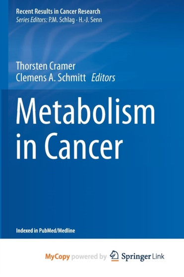 Metabolism in Cancer by Cramer Thorsten Cramer - Paperback