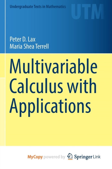 Multivariable Calculus with Applications by Lax Peter D. Lax - Paperback