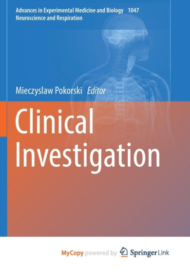 Clinical Investigation by Pokorski Mieczyslaw Pokorski - Paperback