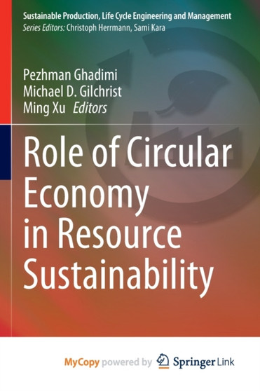 Role of Circular Economy in Resource Sustainability by Ghadimi Pezhman Ghadimi - Paperback