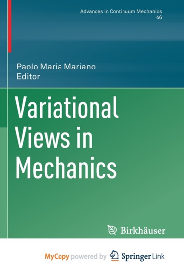 Variational Views in Mechanics by Mariano Paolo Maria Mariano - Paperback