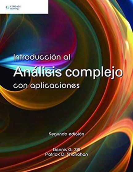 Introduccion al Analisis Complejo con Aplicaciones by Dennis G. Zill - Paperback
