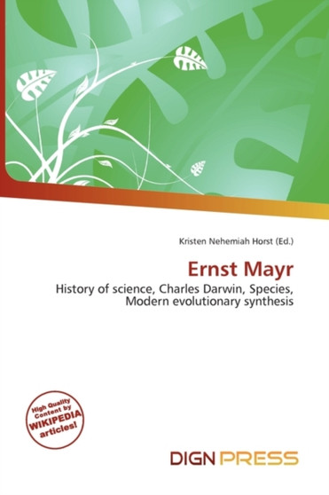 Ernst Mayr by Kristen Nehemiah Horst - Paperback