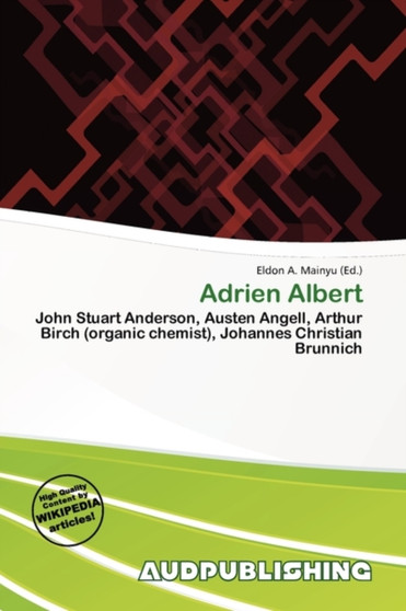 Adrien Albert by Eldon A Mainyu - Paperback