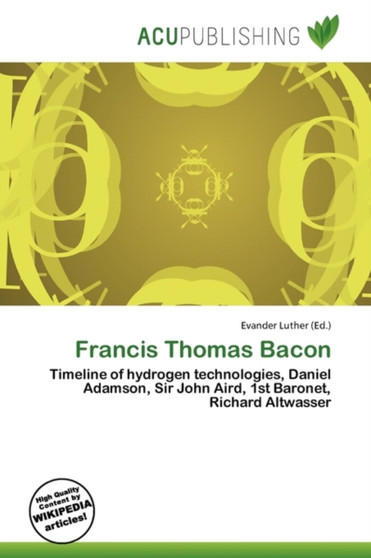 Francis Thomas Bacon by Evander Luther - Paperback