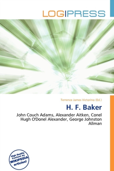 H. F. Baker by Terrence James Victorino - Paperback