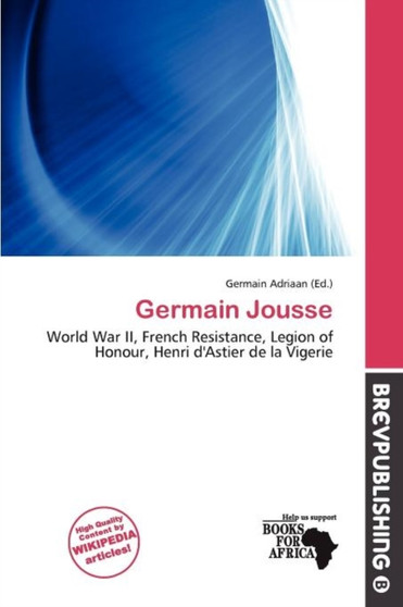 Germain Jousse by Germain Adriaan - Paperback