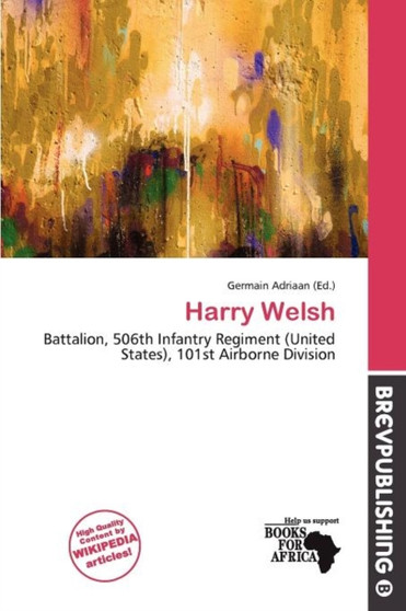 Harry Welsh by Germain Adriaan - Paperback
