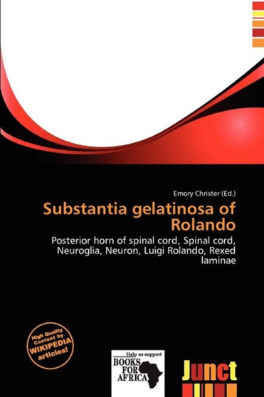 Substantia Gelatinosa of Rolando by Emory Christer - Paperback