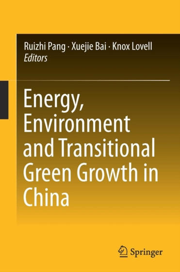 Energy, Environment and Transitional Green Growth in China by Ruizhi Pang - Paperback