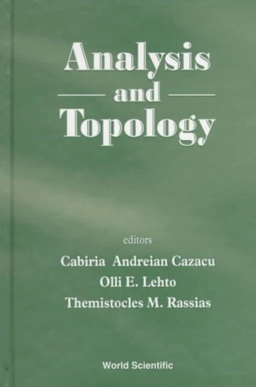 Analysis And Topology by Cabiria Andreian Cazacu - Hardback