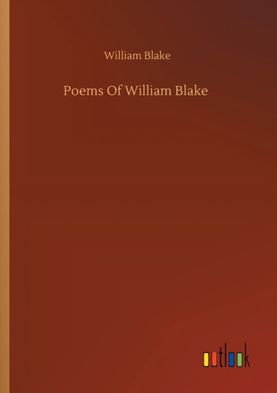 Poems Of William Blake by William Blake - Paperback