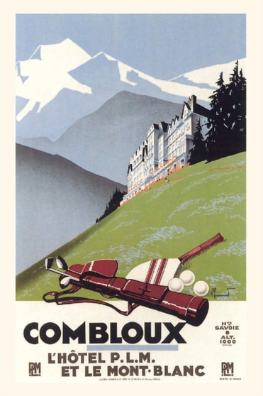 Vintage Journal Combloux Poster by Found Image Press - Paperback